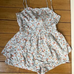 Romes Floral Romper